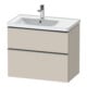 Duravit Waschtischunterschrank D-Neo 78,4x45,2cm, 1 Kast, B L, ES geb/Ta ma-1