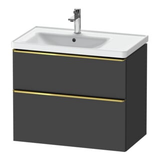 Duravit Waschtischunterschrank D-Neo 78,4x45,2cm, 1 Kast, B L, g pol/gra ma