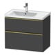 Duravit Waschtischunterschrank D-Neo 78,4x45,2cm, 1 Kast, B L, g pol/gra ma-1