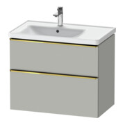 Duravit Waschtischunterschrank D-Neo 78,4x45,2cm, 1 Kast, B L, g pol/grau ma