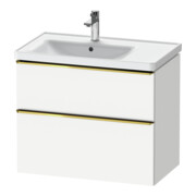 Duravit Waschtischunterschrank D-Neo 78,4x45,2cm, 1 Kast, B L, g pol/weiß ma