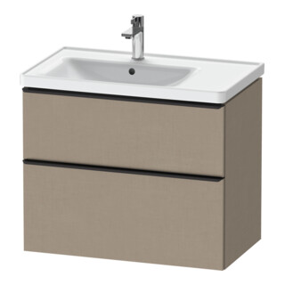 Duravit Waschtischunterschrank D-Neo 78,4x45,2cm, 1 Kast, B L, schwarz/Leinen