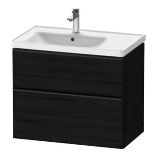 Duravit Waschtischunterschrank D-Neo 78,4x45,2cm, 1 Kast, B L, sw/Ei sw