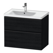 Duravit Waschtischunterschrank D-Neo 78,4x45,2cm, 1 Kast, B L, sw/Ei sw-1