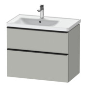 Duravit Waschtischunterschrank D-Neo 78,4x45,2cm, 1 Kast, B L, sw/gr ma