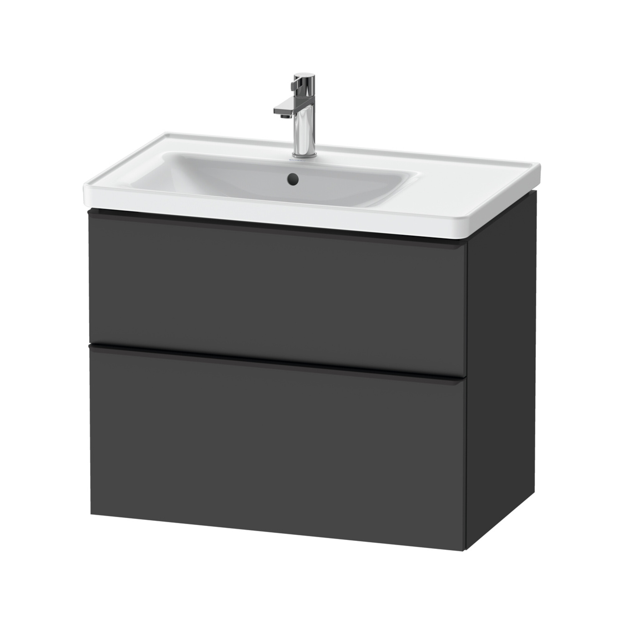 Duravit Waschtischunterschrank D-Neo 78,4x45,2cm, 1 Kast, B L, sw/Grap ma