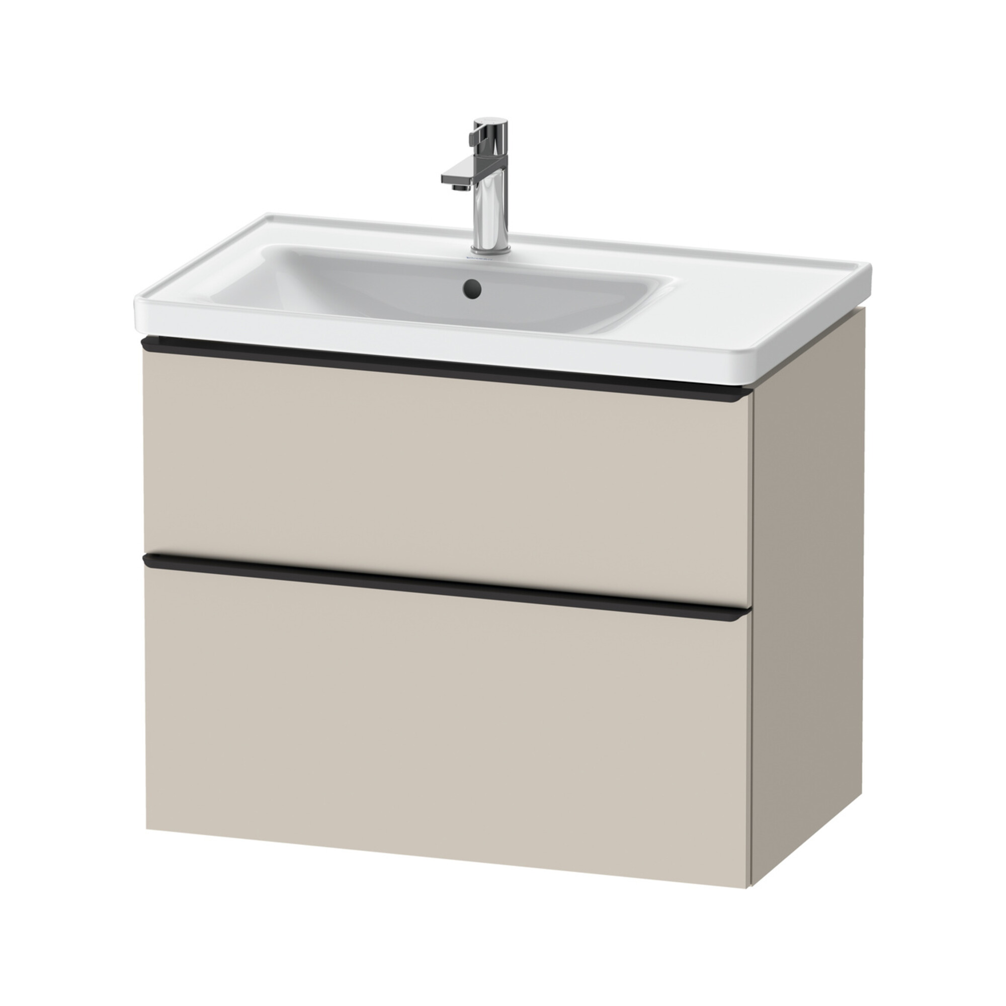 Duravit Waschtischunterschrank D-Neo 78,4x45,2cm, 1 Kast, B L, sw/Taup ma