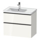 Duravit Waschtischunterschrank D-Neo 78,4x45,2cm, 1 Kast, B L, sw/w hgl-1