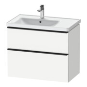 Duravit Waschtischunterschrank D-Neo 78,4x45,2cm, 1 Kast, B L, sw/w ma