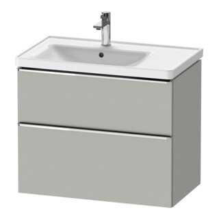 Duravit Waschtischunterschrank D-Neo 78,4x45,2cm, 1 Kast, B li, chr/Beton ma