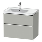 Duravit Waschtischunterschrank D-Neo 78,4x45,2cm, 1 Kast, B li, chr/Beton ma-1