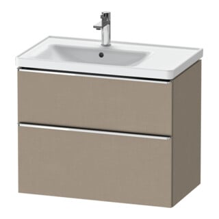 Duravit Waschtischunterschrank D-Neo 78,4x45,2cm, 1 Kast, B li, chr/Leinen