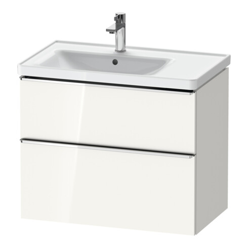 Duravit Waschtischunterschrank D-Neo 78,4x45,2cm, 1 Kast, B li, chr/we hgl