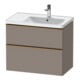 Duravit Waschtischunterschrank D-Neo 78,4x45,2cm, 1 Kast, B R, b geb/Bas ma-1