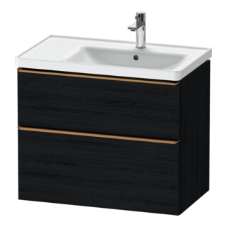 Duravit Waschtischunterschrank D-Neo 78,4x45,2cm, 1 Kast, B R, b geb/Eiche sw