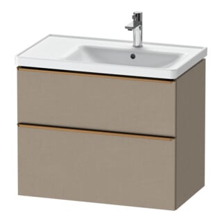 Duravit Waschtischunterschrank D-Neo 78,4x45,2cm, 1 Kast, B R, b geb/Leinen