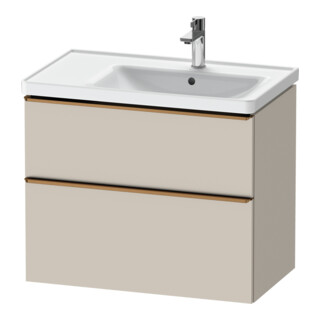 Duravit Waschtischunterschrank D-Neo 78,4x45,2cm, 1 Kast, B R, b geb/Taupe ma