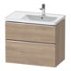 Duravit Waschtischunterschrank D-Neo 78,4x45,2cm, 1 Kast, B R, ch/Ei marm.-1