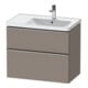 Duravit Waschtischunterschrank D-Neo 78,4x45,2cm, 1 Kast, B R, ES geb/Bas ma-1
