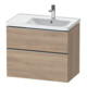 Duravit Waschtischunterschrank D-Neo 78,4x45,2cm, 1 Kast, B R, ES geb/Ei ma-1