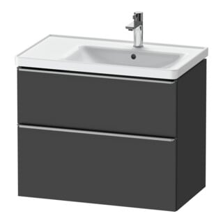 Duravit Waschtischunterschrank D-Neo 78,4x45,2cm, 1 Kast, B R, ES geb/Gra ma