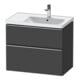 Duravit Waschtischunterschrank D-Neo 78,4x45,2cm, 1 Kast, B R, ES geb/Gra ma-1