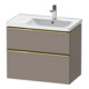 Duravit Waschtischunterschrank D-Neo 78,4x45,2cm, 1 Kast, B R, g pol/Bas ma-1