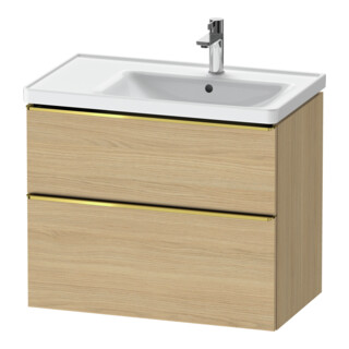 Duravit Waschtischunterschrank D-Neo 78,4x45,2cm, 1 Kast, B R, g pol/Ei Nat
