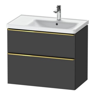 Duravit Waschtischunterschrank D-Neo 78,4x45,2cm, 1 Kast, B R, g pol/gra ma