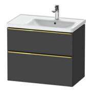 Duravit Waschtischunterschrank D-Neo 78,4x45,2cm, 1 Kast, B R, g pol/gra ma