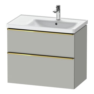 Duravit Waschtischunterschrank D-Neo 78,4x45,2cm, 1 Kast, B R, g pol/grau ma