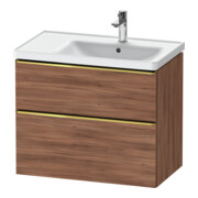 Duravit Waschtischunterschrank D-Neo 78,4x45,2cm, 1 Kast, B R, g pol/Nu Nat