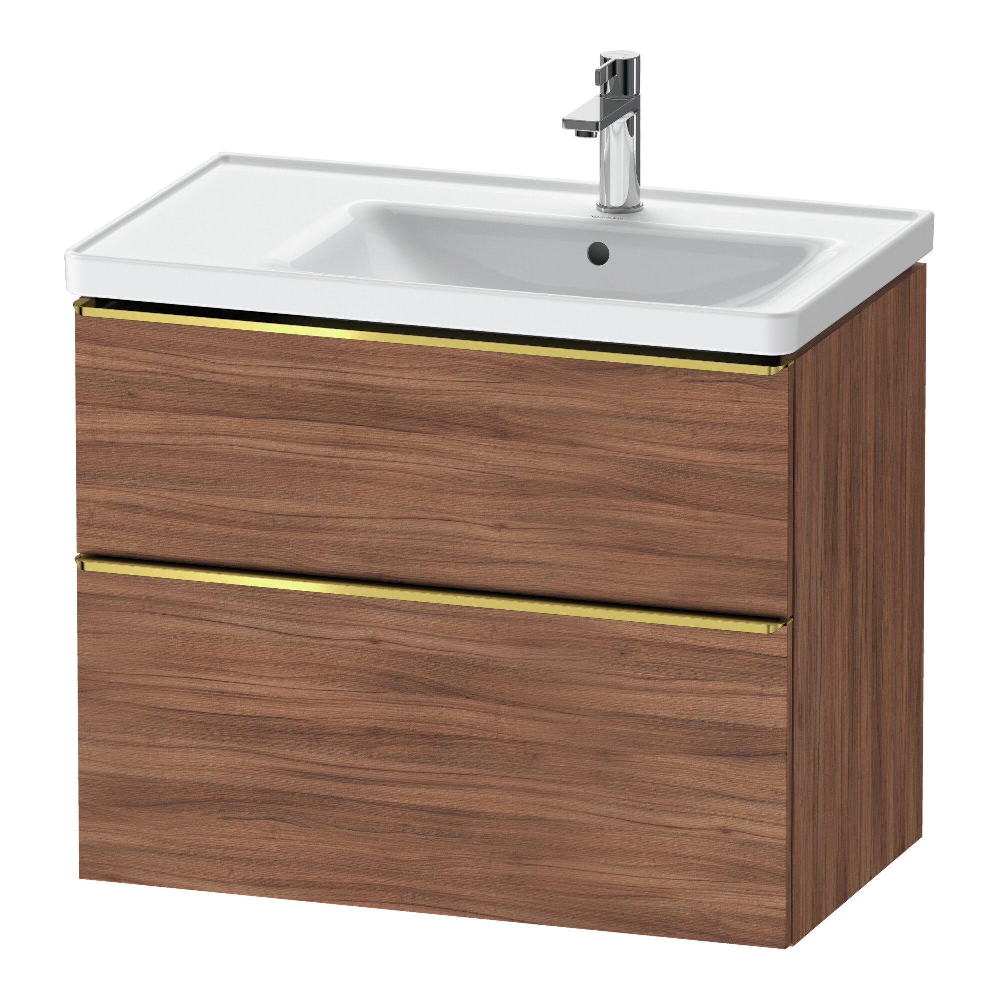 Duravit Waschtischunterschrank D-Neo 78,4x45,2cm, 1 Kast, B R, g pol/Nu Nat