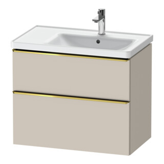 Duravit Waschtischunterschrank D-Neo 78,4x45,2cm, 1 Kast, B R, g pol/Taupe ma