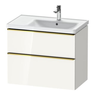 Duravit Waschtischunterschrank D-Neo 78,4x45,2cm, 1 Kast, B R, g pol/weiß hgl