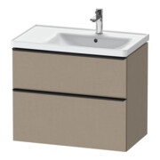 Duravit Waschtischunterschrank D-Neo 78,4x45,2cm, 1 Kast, B R, schwarz/Leinen