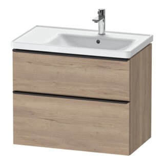 Duravit Waschtischunterschrank D-Neo 78,4x45,2cm, 1 Kast, B R, sw/Ei marm.