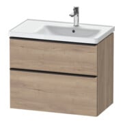 Duravit Waschtischunterschrank D-Neo 78,4x45,2cm, 1 Kast, B R, sw/Ei marm.