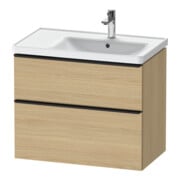Duravit Waschtischunterschrank D-Neo 78,4x45,2cm, 1 Kast, B R, sw/Ei Nat