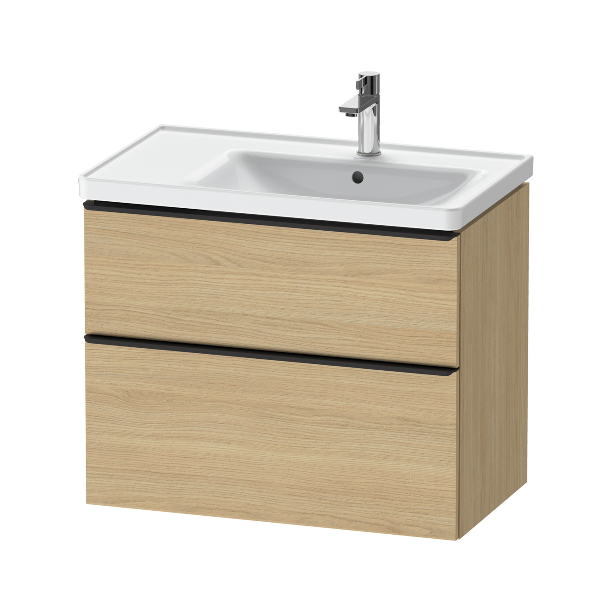 Duravit Waschtischunterschrank D-Neo 78,4x45,2cm, 1 Kast, B R, sw/Ei Nat