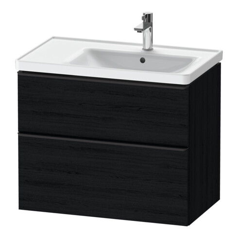 Duravit Waschtischunterschrank D-Neo 78,4x45,2cm, 1 Kast, B R, sw/Ei sw