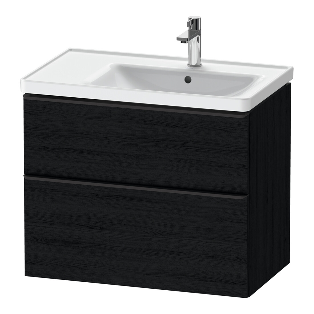 Duravit Waschtischunterschrank D-Neo 78,4x45,2cm, 1 Kast, B R, sw/Ei sw