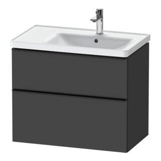 Duravit Waschtischunterschrank D-Neo 78,4x45,2cm, 1 Kast, B R, sw/Grap ma