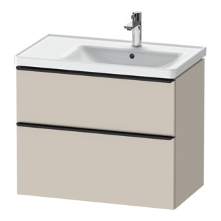 Duravit Waschtischunterschrank D-Neo 78,4x45,2cm, 1 Kast, B R, sw/Taup ma