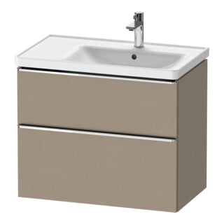 Duravit Waschtischunterschrank D-Neo 78,4x45,2cm, 1 Kast, B re, chr/Leinen