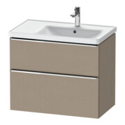 Duravit Waschtischunterschrank D-Neo 78,4x45,2cm, 1 Kast, B re, chr/Leinen