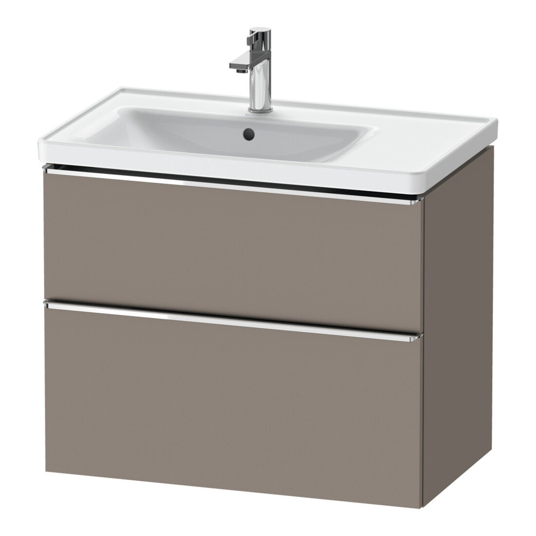 Duravit Waschtischunterschrank D-Neo 78,4x45,2cm, 1 Kast, Beck. li, ch/Bas ma