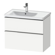 Duravit Waschtischunterschrank D-Neo 78,4x45,2cm, 1 Kast, Beck. li, chr/we ma-1
