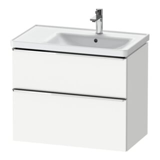 Duravit Waschtischunterschrank D-Neo 78,4x45,2cm, 1 Kast, Beck. re, chr/we ma
