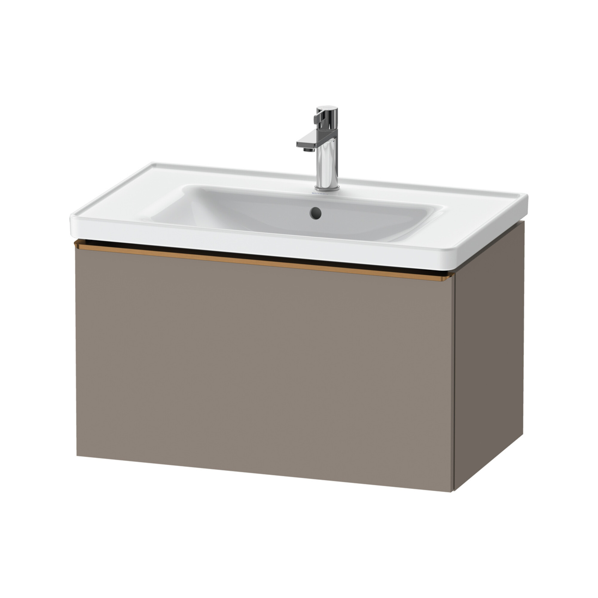 Duravit Waschtischunterschrank D-Neo 78,4x45,2cm, b geb/Bas m, 1 Ausz., wandhängend